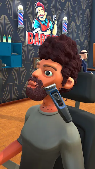 Fade Master 3D: Barber Shop (Фейд Мастер 3Д) [МОД: Много денег, Монет и Все открыто] Screenshot 1