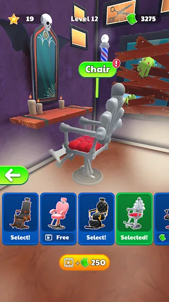 Fade Master 3D: Barber Shop (Фейд Мастер 3Д) [МОД: Много денег, Монет и Все открыто] Screenshot 2