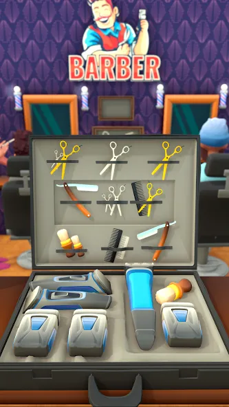 Fade Master 3D: Barber Shop (Фейд Мастер 3Д) [МОД: Много денег, Монет и Все открыто] Screenshot 4