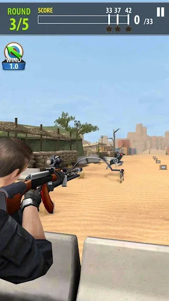 Shooting Battle (Шутинг Баттл) [МОД: Меню, Бесконечные монеты и Открытые уровни] Screenshot 3
