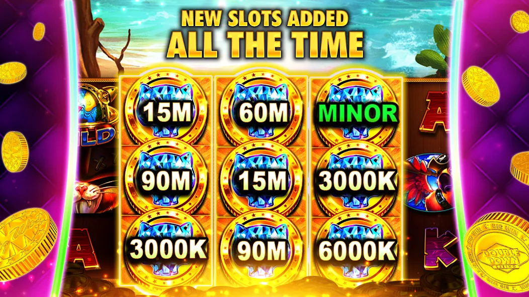 DoubleDown Casino Vegas Slots (Даблдаун) [МОД: Много монет, Открытые уровни и Мега MOD] Screenshot 3