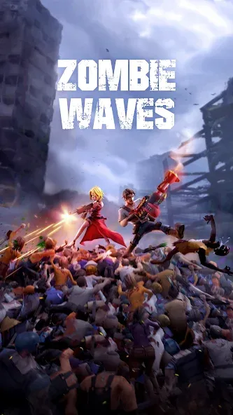 Zombie Waves (Зомби Вейвс) [МОД: Деньги, Монеты и Меню MOD] Screenshot 1