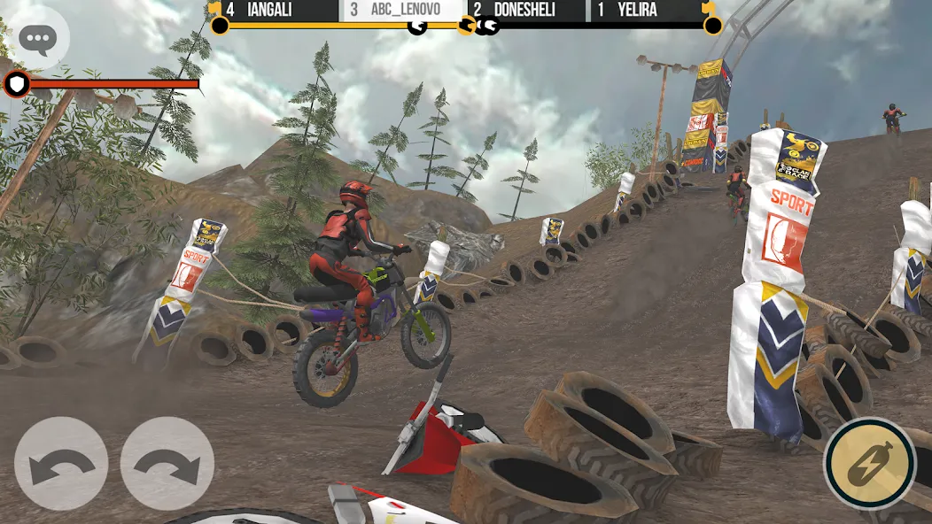 Clan Race: PVP Motocross races (Клан Рейс) [МОД: Меню, Бесконечные монеты и Открытые уровни] Screenshot 3
