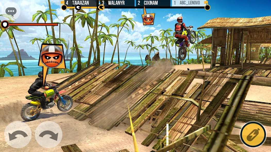 Clan Race: PVP Motocross races (Клан Рейс) [МОД: Меню, Бесконечные монеты и Открытые уровни] Screenshot 4
