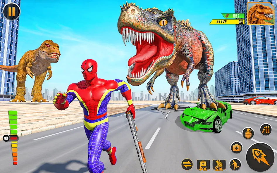 Real Dino Hunter 3D Gun Games (Уайлд Динозавр Хантер Ган Геймс) [МОД: Меню, Бесконечные монеты и Открытые уровни] Screenshot 5