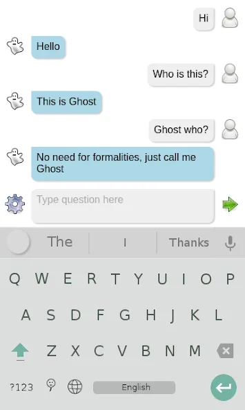 Ghost chat bot (Гостчатбот) [МОД: Меню, Бесконечные монеты и Открытые уровни] Screenshot 1