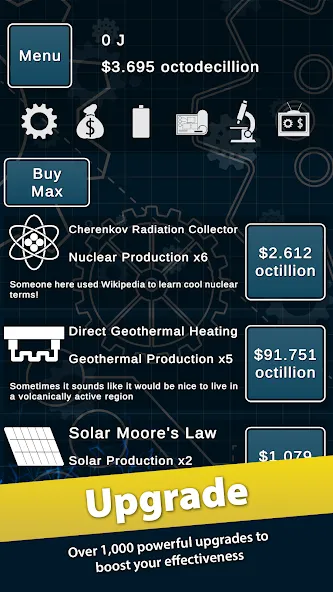 Idle Power (Айдл Пауэр) [МОД: Деньги, Монеты и Меню MOD] Screenshot 3