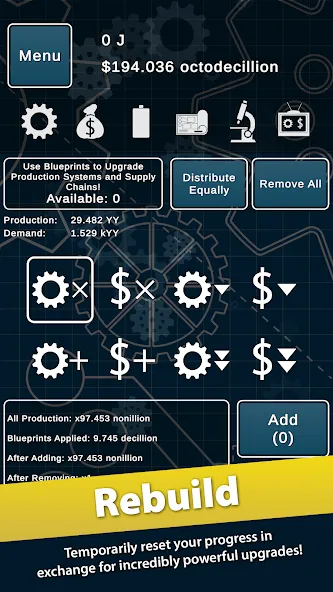 Idle Power (Айдл Пауэр) [МОД: Деньги, Монеты и Меню MOD] Screenshot 5