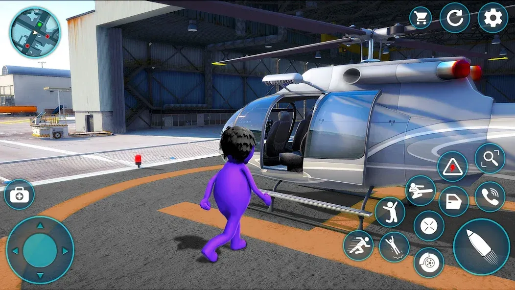 Blue Hero Gangster City Mafia [МОД: Деньги, Монеты и Меню MOD] Screenshot 5