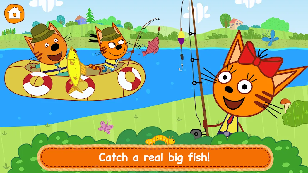 Kid-E-Cats: Kitty Cat Games! [МОД: Бесконечные деньги, Монеты и Мега MOD] Screenshot 3