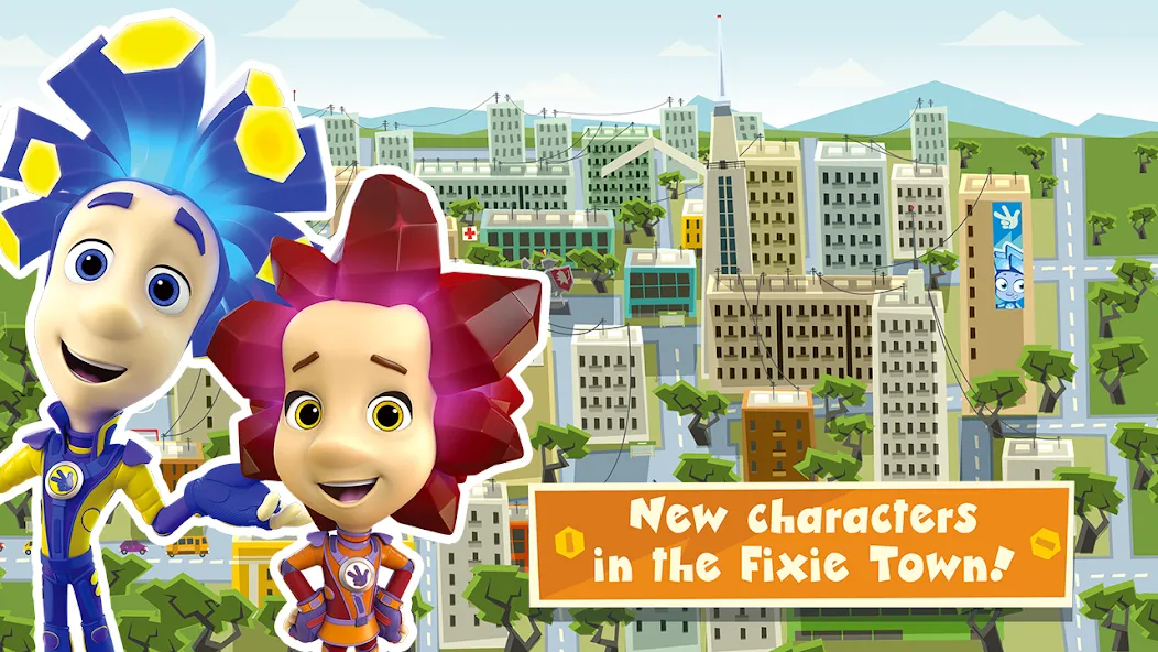 The Fixies Town Cool Kid Games [МОД: Много денег, Монет и Все открыто] Screenshot 1