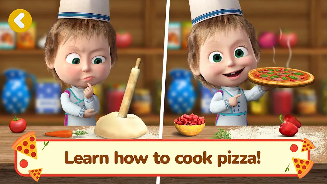 Masha and the Bear Pizza Maker [МОД: Много монет, Открытые уровни и Мега MOD] Screenshot 3