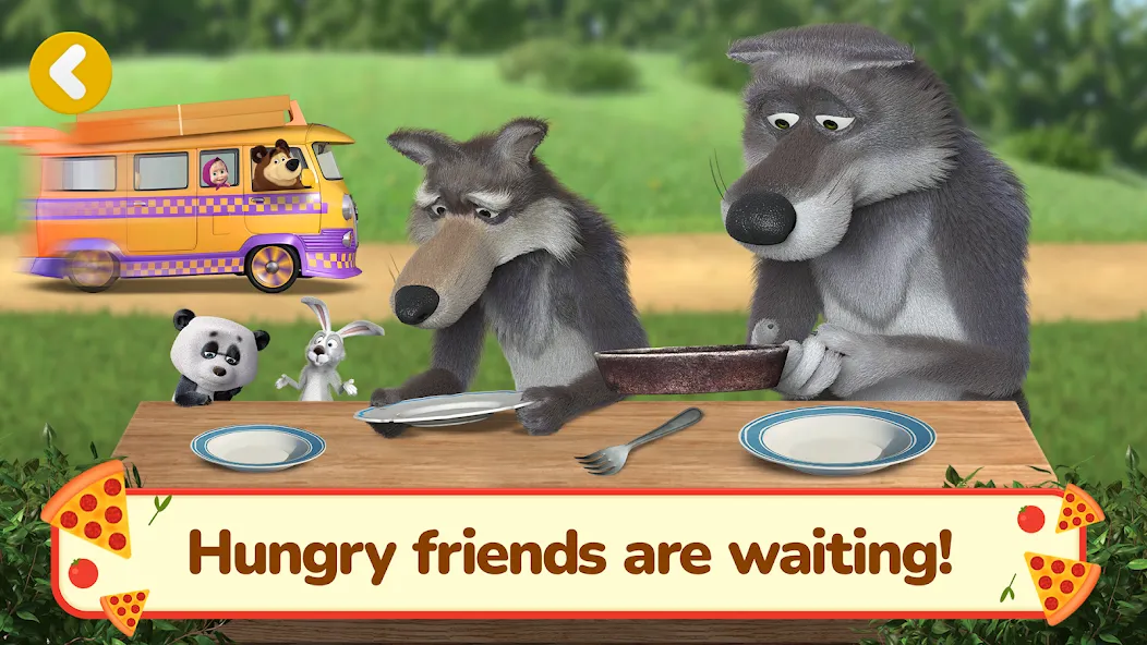 Masha and the Bear Pizza Maker [МОД: Много монет, Открытые уровни и Мега MOD] Screenshot 5