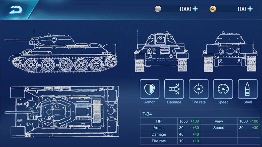 Ace Tank [МОД: Бесконечные деньги, Монеты и Мега MOD] Screenshot 2