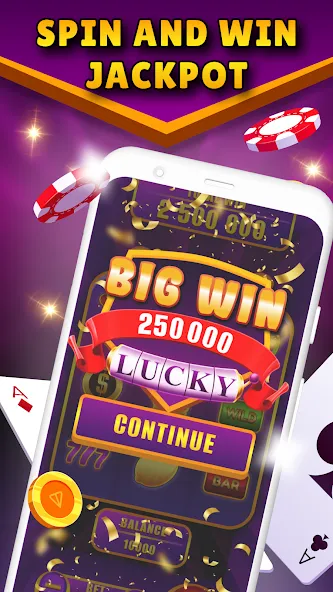 Slot Machines: Casino Slots [МОД: Бесконечные деньги, Монеты и Мега MOD] Screenshot 1