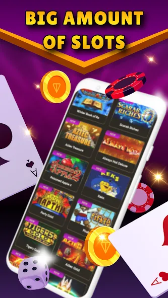 Slot Machines: Casino Slots [МОД: Бесконечные деньги, Монеты и Мега MOD] Screenshot 3