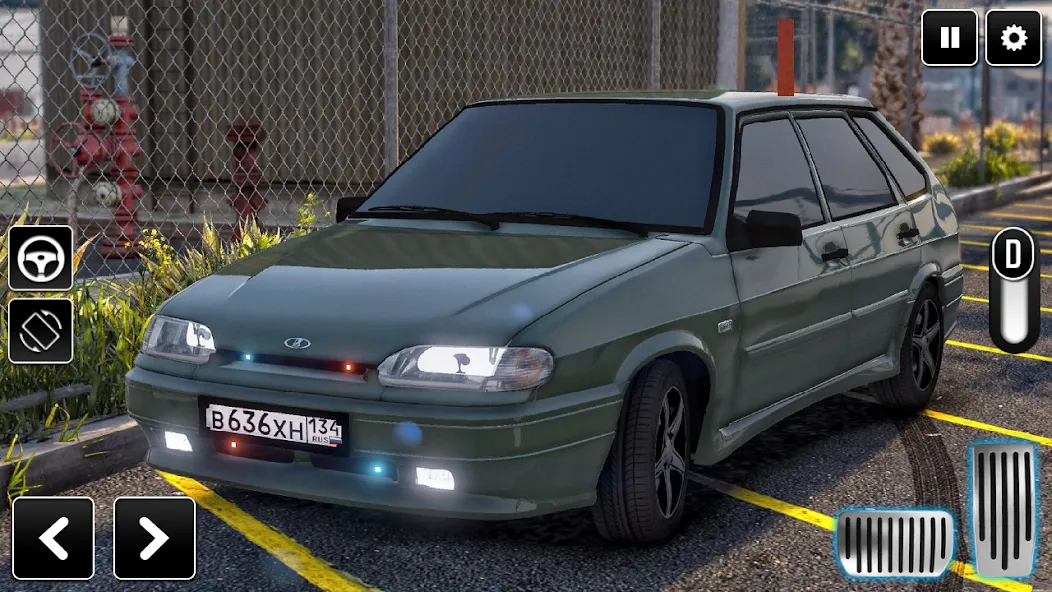 2114 Car Driving: Lada sedan [МОД: Все открыто, Дополнительные деньги и Меню MOD] Screenshot 1