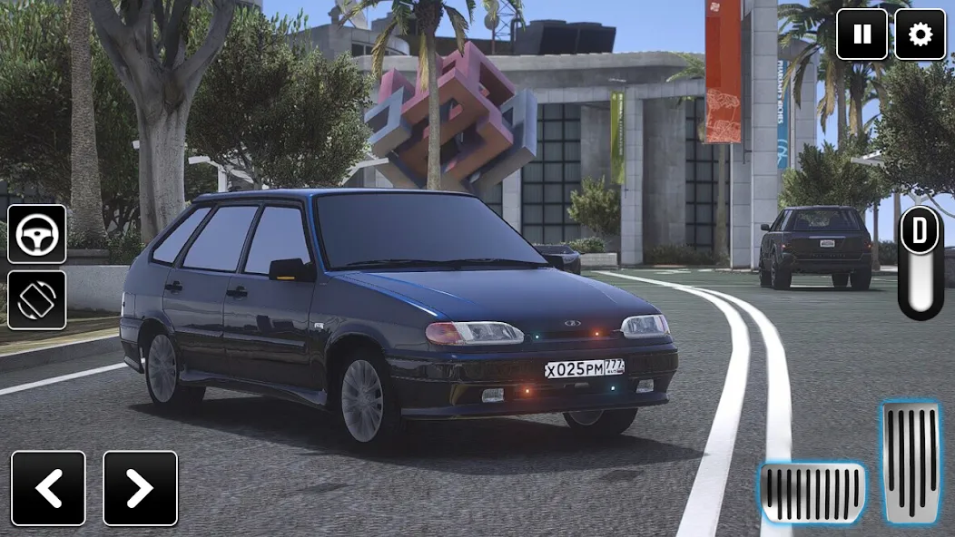 2114 Car Driving: Lada sedan [МОД: Все открыто, Дополнительные деньги и Меню MOD] Screenshot 2