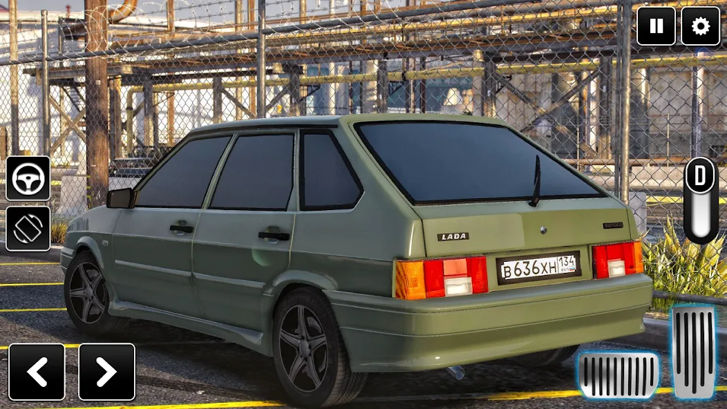 2114 Car Driving: Lada sedan [МОД: Все открыто, Дополнительные деньги и Меню MOD] Screenshot 3
