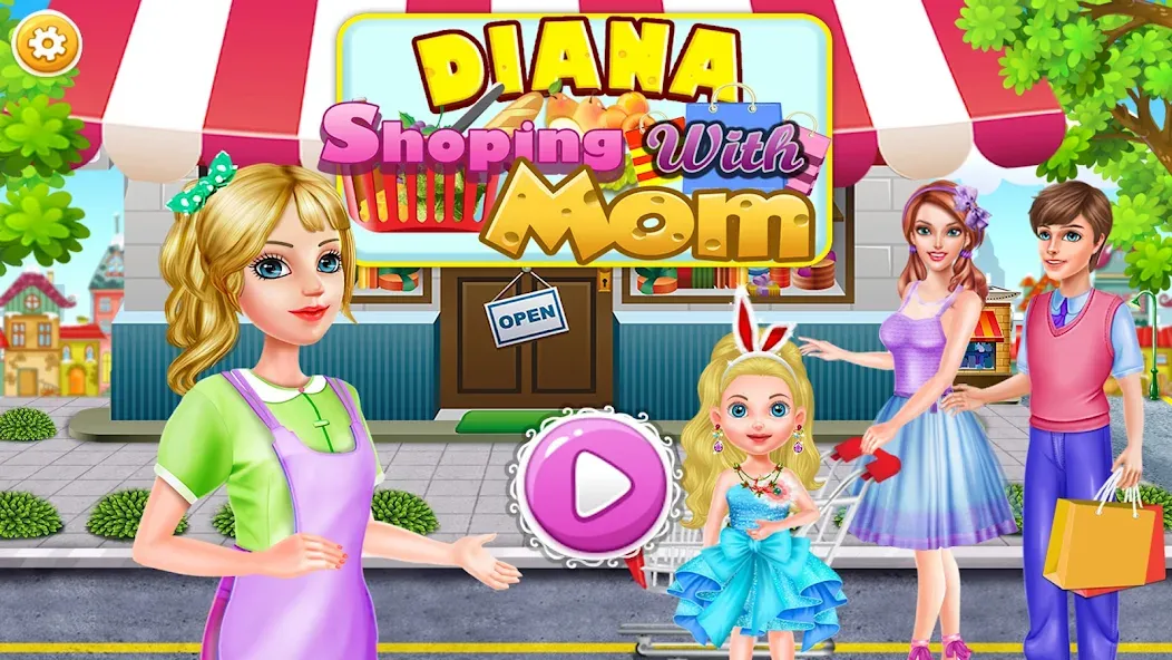 Mall Shopping with Diana (Молл Шоппинг с Дианой) [МОД: Все открыто, Дополнительные деньги и Меню MOD] Screenshot 1