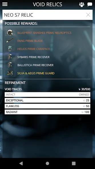 Warframe Companion (Уорфрейм Компаньон) [МОД: Деньги, Монеты и Меню MOD] Screenshot 5