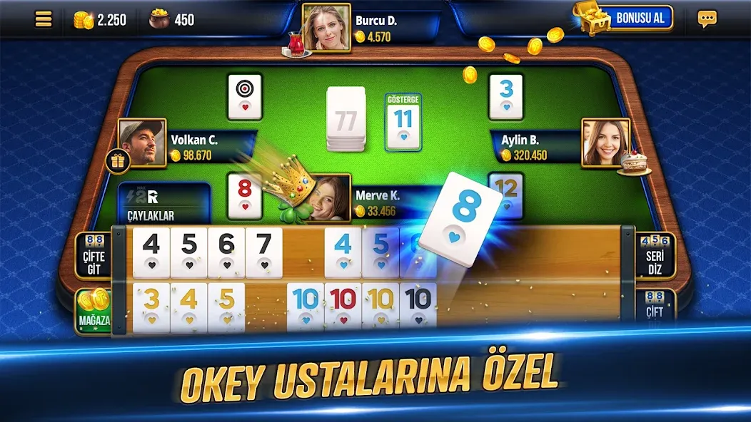 Tekel Okey (Текел Окей) [МОД: Меню, Бесконечные монеты и Открытые уровни] Screenshot 1