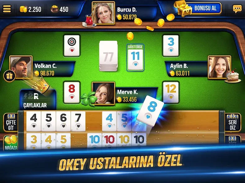 Tekel Okey (Текел Окей) [МОД: Меню, Бесконечные монеты и Открытые уровни] Screenshot 5