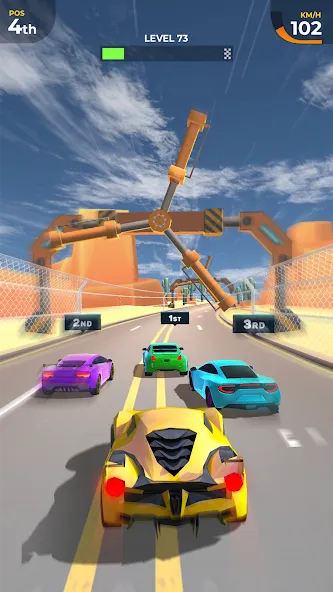 Car Race 3D: Car Racing (Гонки на машинах 3D) [МОД: Меню, Бесконечные монеты и Открытые уровни] Screenshot 4