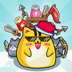 Скачать CatnRobot Idle TD: Battle Cat (КэтТауэр Айдл ТД) [МОД: Бесконечные деньги, Монеты и Мега MOD] | Взлом CatnRobot Idle TD: Battle Cat на Андроид