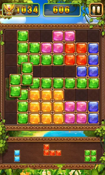 Puzzle Block Jewels (Пазл Блок Драгоценности) [МОД: Много монет, Открытые уровни и Мега MOD] Screenshot 2