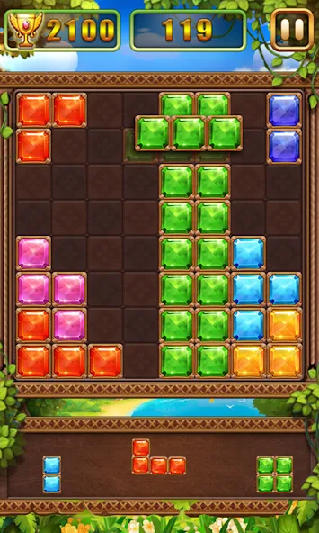 Puzzle Block Jewels (Пазл Блок Драгоценности) [МОД: Много монет, Открытые уровни и Мега MOD] Screenshot 3