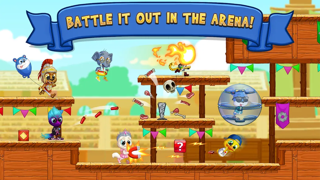 Fun Run 3 - Multiplayer Games (Фан Ран 3) [МОД: Все открыто, Дополнительные деньги и Меню MOD] Screenshot 5