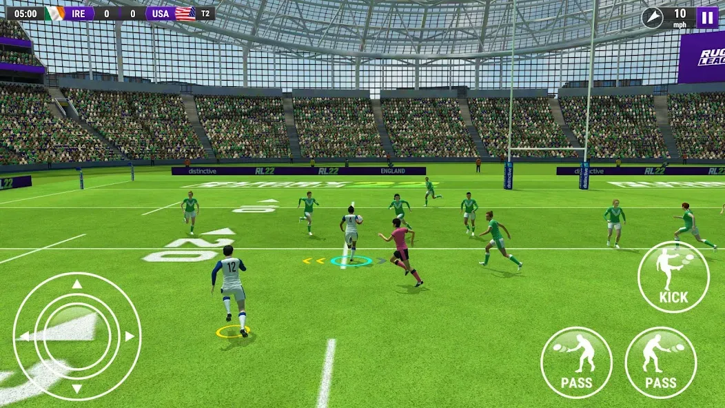 Rugby League 22 (Рубиги Лига 22) [МОД: Много денег, Монет и Все открыто] Screenshot 2