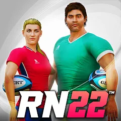 Скачать Rugby Nations 22 (Рагби Наций 22) [МОД: Все открыто, Дополнительные деньги и Меню MOD] | Взлом Rugby Nations 22 на Андроид