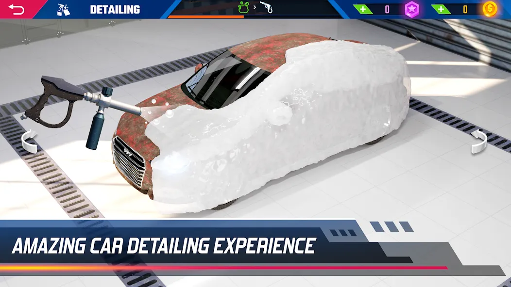 Car Detailing Simulator 2023 [МОД: Бесконечные деньги, Монеты и Мега MOD] Screenshot 1