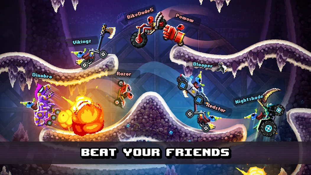 Drive Ahead! - Fun Car Battles [МОД: Меню, Бесконечные монеты и Открытые уровни] Screenshot 2