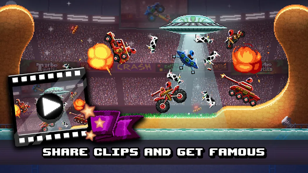 Drive Ahead! - Fun Car Battles [МОД: Меню, Бесконечные монеты и Открытые уровни] Screenshot 5