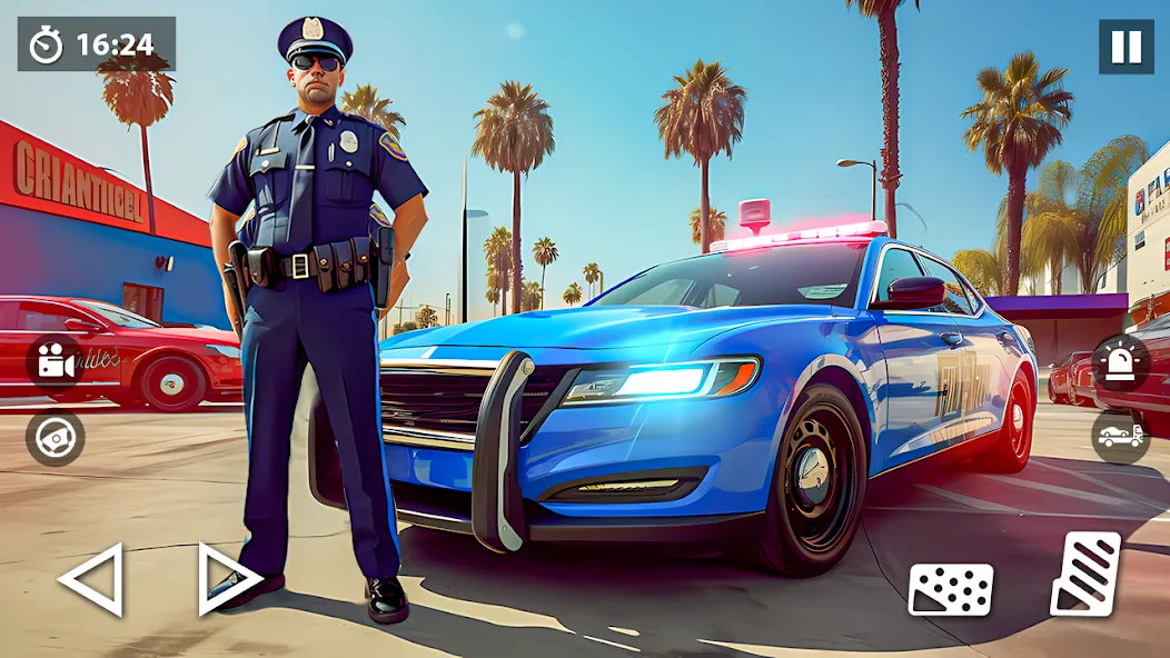 US Police Car Transporter Game (Полицейский транспорт игры) [МОД: Меню, Бесконечные монеты и Открытые уровни] Screenshot 1