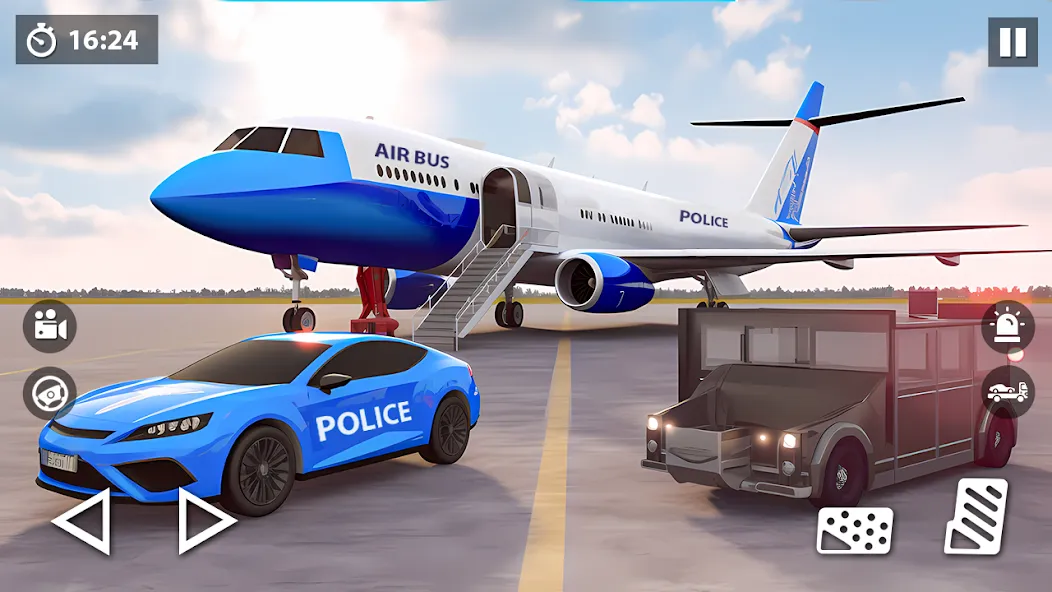 US Police Car Transporter Game (Полицейский транспорт игры) [МОД: Меню, Бесконечные монеты и Открытые уровни] Screenshot 2