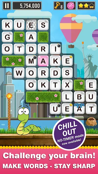 Word Wow Around the World (Уорд Вау Вокруг Мира) [МОД: Много денег, Монет и Все открыто] Screenshot 1