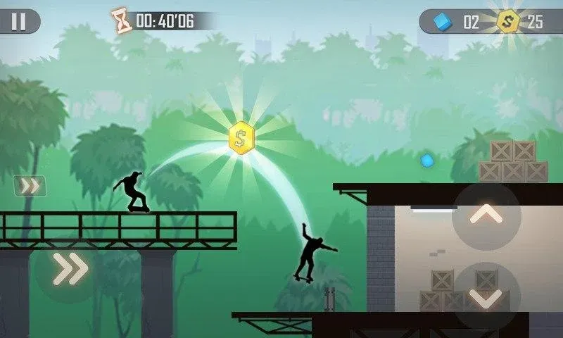 Shadow Skate [МОД: Много монет, Открытые уровни и Мега MOD] Screenshot 2