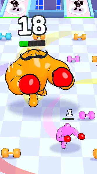 Punchy Race: Run & Fight Game (Панчи Рейс) [МОД: Деньги, Монеты и Меню MOD] Screenshot 2