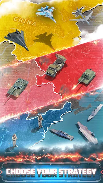 Conflict of Nations: WW3 (Конфликт нациией) [МОД: Меню, Бесконечные монеты и Открытые уровни] Screenshot 4