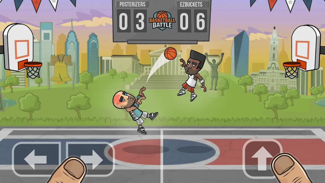 Basketball Battle [МОД: Деньги, Монеты и Меню MOD] Screenshot 1