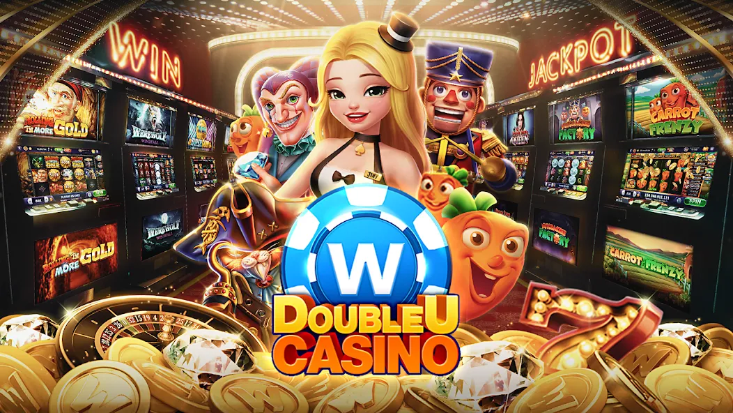 DoubleU Casino™ - Vegas Slots (ДаблЮ Казино) [МОД: Деньги, Монеты и Меню MOD] Screenshot 1