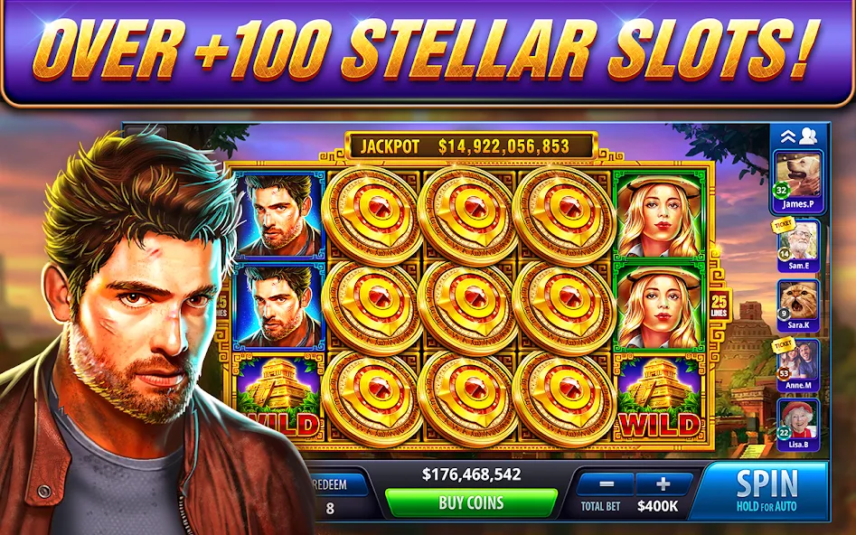 Take 5 Vegas Casino Slot Games (Тейк 5 Вегас Казино Слот игры) [МОД: Все открыто, Дополнительные деньги и Меню MOD] Screenshot 1