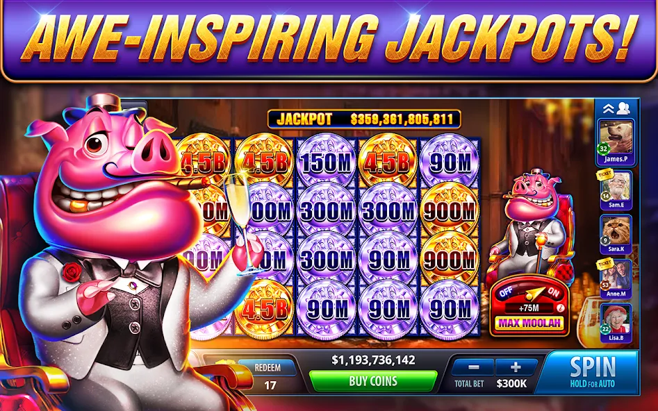 Take 5 Vegas Casino Slot Games (Тейк 5 Вегас Казино Слот игры) [МОД: Все открыто, Дополнительные деньги и Меню MOD] Screenshot 3