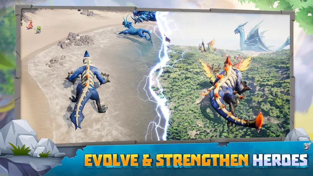 Summon Dragons (Саммон Драгонс) [МОД: Бесконечные деньги, Монеты и Мега MOD] Screenshot 1