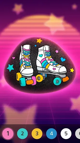 Rock Art - 3D Color by Number (Рок Арт) [МОД: Много монет, Открытые уровни и Мега MOD] Screenshot 4
