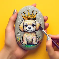 Скачать Rock Art - 3D Color by Number (Рок Арт) [МОД: Много монет, Открытые уровни и Мега MOD] | Взлом Rock Art - 3D Color by Number на Андроид